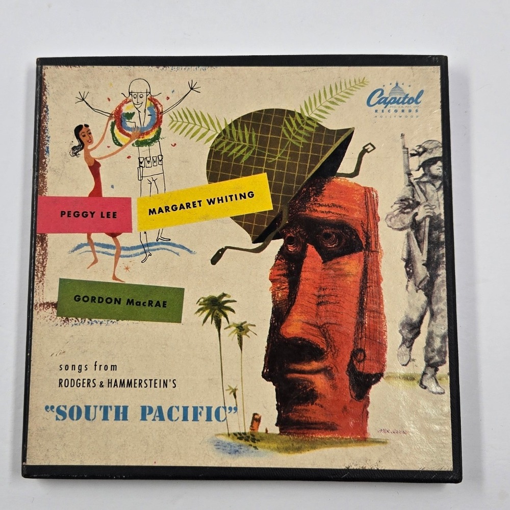 Vintage Capitol South Pacific 45 RPM Box Set Peggy Lee Margaret Whiting